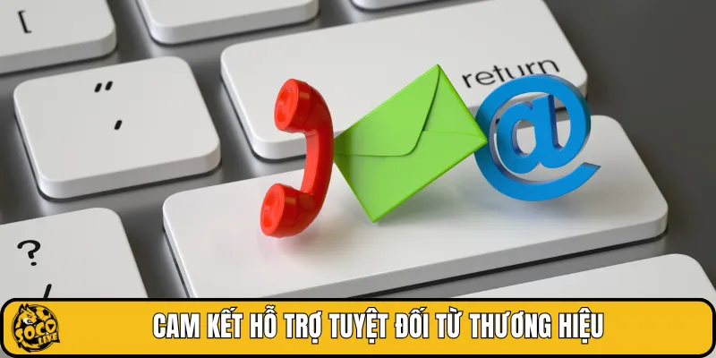 Cam kết hỗ trợ tuyệt đối từ thương hiệu